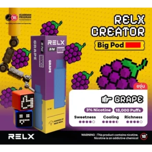 Relx Creator 積木系列18000puffs 煙彈(第一次購買記得買主機唷)